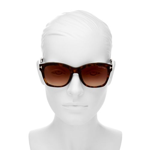  Tom Ford Womens Lauren Square Sunglasses, 52mm