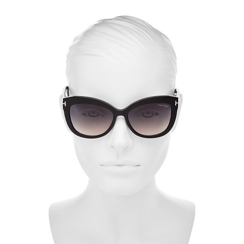  Tom Ford Womens Allistair Cat Eye Sunglasses, 56mm