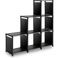 [아마존 핫딜]  [아마존핫딜]TomCare Cube Storage 6-Cube Closet Organizer Shelves Storage Cubes Organizer Cubby Bins Cabinets Bookcase Organizing Storage Shelves for Bedroom Living Room Office, Black