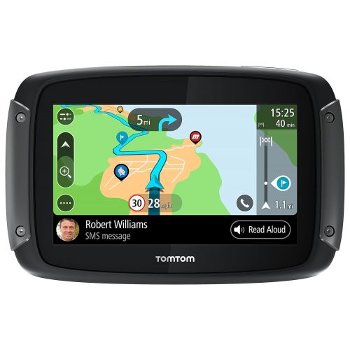  TomTom Rider 550 Motorcycle GPS Navigation Device, 4.3 Inch, with Motorcycle Specific Winding