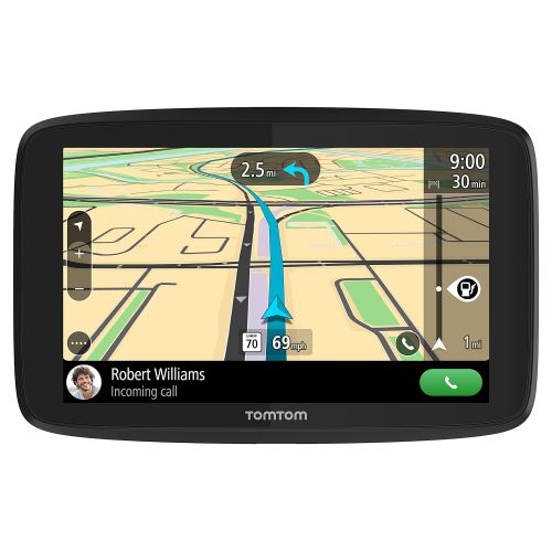  TomTom GO 520 5-Inch GPS Navigation Device with Free Lifetime Traffic & World Maps, WiFi-Connectivity, Smartphone Messaging, Voice Control and Hands-Free Calling