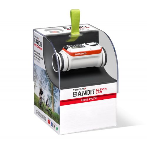  TomTom Bandit Base Pack Actionkamera (Inkl. Basis-Zubehoer, Spritzwassergeschuetzt, keine Kabel erforderlich, einfache Bedienbarkeit, eingebaute Sensoren)