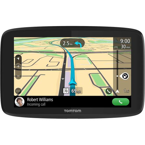  [아마존베스트]TomTom GO 620 6-Inch GPS Navigation Device with Free Lifetime Traffic & World Maps, WiFi-Connectivity, Smartphone Messaging, Voice Control and Hands-Free Calling