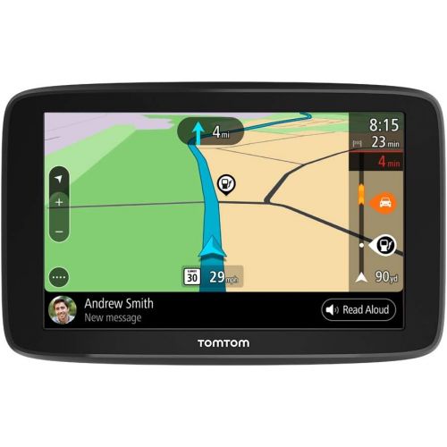  [아마존베스트]TomTom Smart Car GPS Navigation GO Comfort 5, 5-inch, with updates via WiFi, lifetime traffic and maps (US-CAN-MEX), TomTom roadtrips