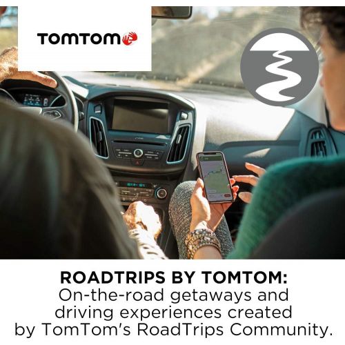  [아마존베스트]TomTom Smart Car GPS Navigation GO Comfort 5, 5-inch, with updates via WiFi, lifetime traffic and maps (US-CAN-MEX), TomTom roadtrips
