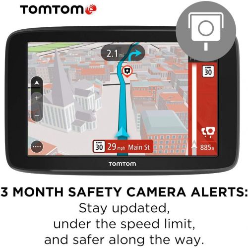  [아마존베스트]TomTom Go Comfort 6 Inch GPS Navigation Device with Updates Via Wi-Fi, Real Time Traffic, Free Maps of North America, Smart Routing, Destination Prediction and Road Trips