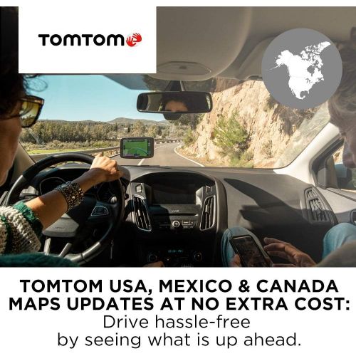  [아마존베스트]TomTom Go Comfort 6 Inch GPS Navigation Device with Updates Via Wi-Fi, Real Time Traffic, Free Maps of North America, Smart Routing, Destination Prediction and Road Trips