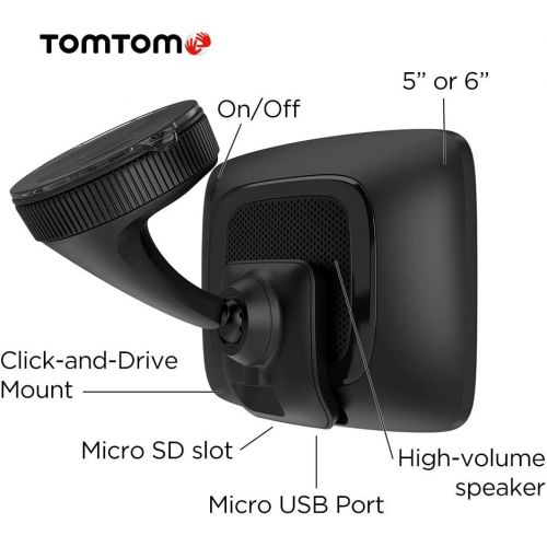  [아마존베스트]TomTom Go Supreme 6 Inch GPS Navigation Device with Traffic Congestion and Speed Cam Alerts Thanks to TomTom Traffic, World Maps, Updates Via Wi-Fi, Handsfree Calling, Click-And-Dr