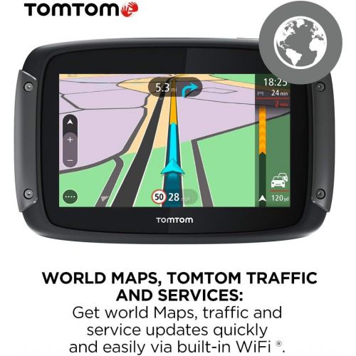  [아마존베스트]TomTom Rider 550 Motorcycle GPS Navigation Device, 4.3 Inch, with Motorcycle Specific Winding