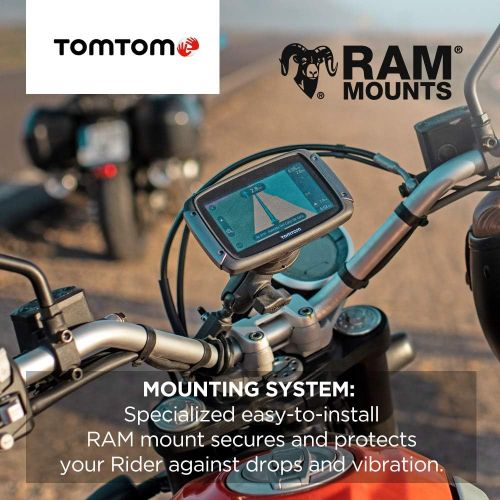  [아마존베스트]TomTom Rider 550 Motorcycle GPS Navigation Device, 4.3 Inch, with Motorcycle Specific Winding