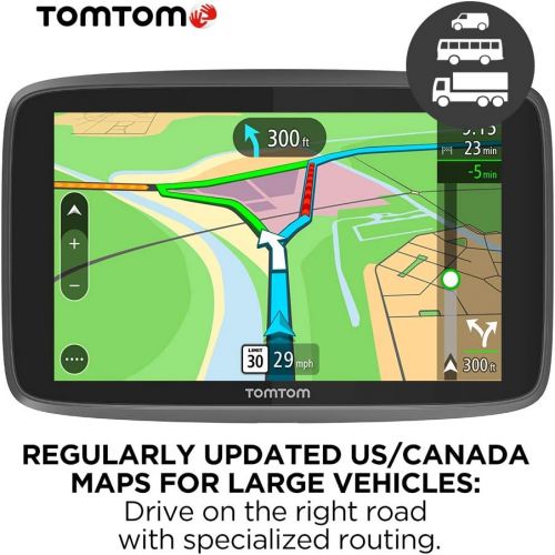  TomTom Trucker 620 6-Inch Gps Navigation Device for Trucks with Wi-Fi Connectivity, Smartphone Services, Real Time Traffic And Maps of North America