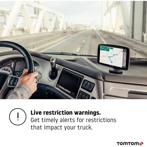  TomTom Truck GPS GO Expert, 7 Inch HD Screen, with Custom Truck Routing and POIs, Traffic Congestion Thanks to TomTom Traffic, World Maps, Live Restriction warnings, Quick Updates