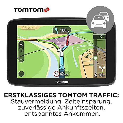  [아마존베스트]TomTom GO Basic Car Sat Nav (12.7 cm (5 inches), Updates via Wi-Fi, Traffic via Smartphone, Lifetime Map Updates (Europe), Smartphone Messages, TomTom Road Trips)