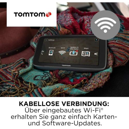  [아마존베스트]TomTom GO Basic Car Sat Nav (12.7 cm (5 inches), Updates via Wi-Fi, Traffic via Smartphone, Lifetime Map Updates (Europe), Smartphone Messages, TomTom Road Trips)