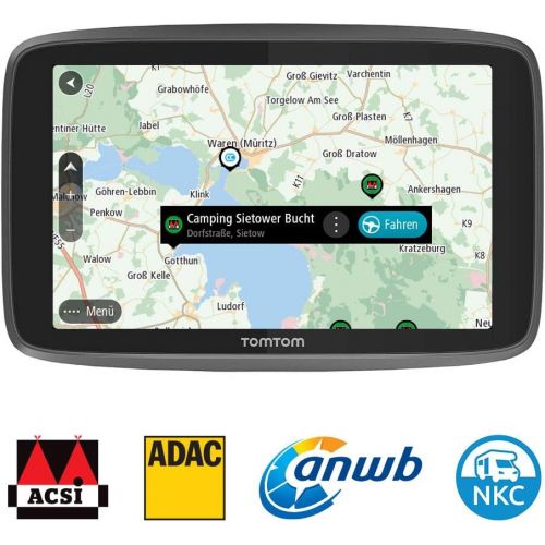  [아마존베스트]TomTom GO Camper Sat Nav (15.2 cm / 6 inches), Updates via WiFi, Camper and Caravan Points of Interest, Lifetime Map Updates (World), TomTom Road Trips