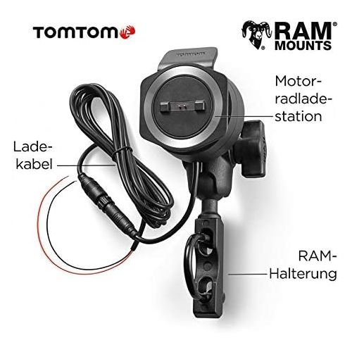  [아마존베스트]TomTom Rider 500 Motorcycle Sat Nav (4.3 inches, with winding and hilly roads especially for motorcycles, Updates via Wi-Fi, compatible with Siri and Google Now)