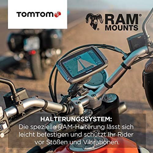  [아마존베스트]TomTom Rider 500 Motorcycle Sat Nav (4.3 inches, with winding and hilly roads especially for motorcycles, Updates via Wi-Fi, compatible with Siri and Google Now)