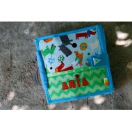 Personalized cover for custom built Quiet Book by TomToy, 20x20cm