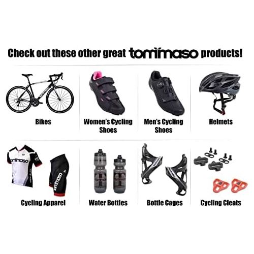  [아마존베스트]Tommaso Pista Aria Knit Womens Spin Class Ready Cycling Shoe and Bundle with Compatible Cleat, Look Delta, SPD - Black, Pink, Grey, Blue