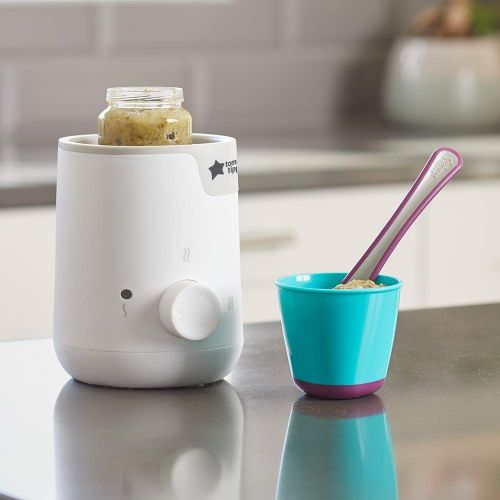 토미티피 Tommee Tippee Pump and Go Intelligent Pouch and Baby Bottle Warmer System - Breast Milk Safe, Formula Safe, Accurate Temperature Control, Working Mom Essential, BPA Free