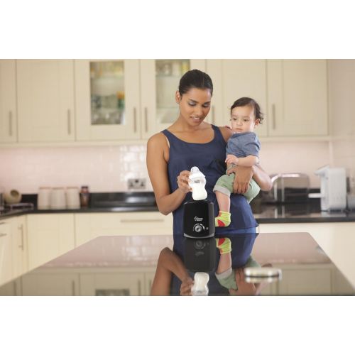 토미티피 Tommee Tippee Pump and Go Intelligent Pouch and Baby Bottle Warmer System - Breast Milk Safe, Formula Safe, Accurate Temperature Control, Working Mom Essential, BPA Free
