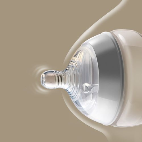 토미티피 [아마존베스트]Tommee Tippee Closer to Nature Baby Bottle, Anti-Colic Valve, Breast-Like Nipple for Natural Latch, BPA-Free - Extra Slow Flow, 5 Ounce, 4 Count