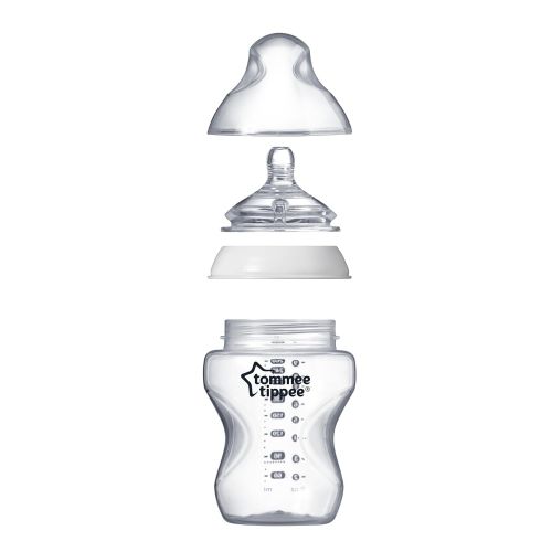 토미티피 [아마존베스트]Tommee Tippee Closer to NatureBaby Bottle, Anti-Colic Valve, Breast-like Nipple for Natural...