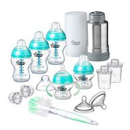 [아마존베스트]Tommee Tippee Advanced Anti-Colic Newborn Baby Bottle Feeding Gift Set, Heat Sensing Technology, Breast-Like Nipple, BPA-Free