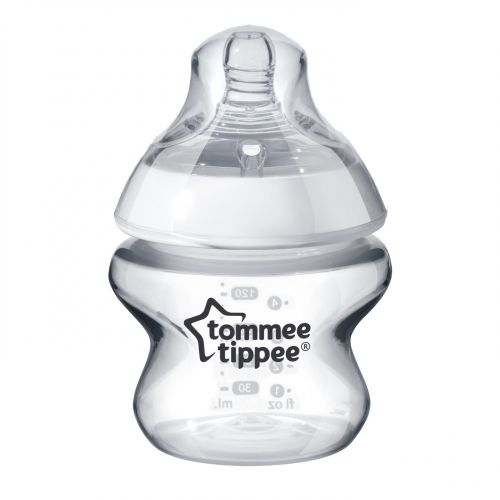 토미티피 [아마존베스트]Tommee Tippee Closer to Nature Baby Bottle, Anti-Colic Valve, Breast-like Nipple for Natural Latch, BPA-Free - Extra Slow Flow, 5 Ounce, 3 Count