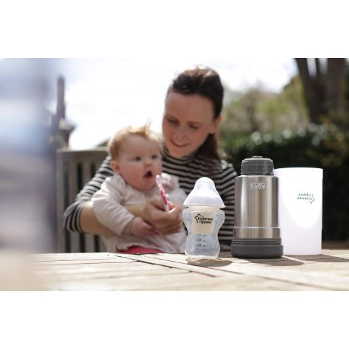 토미티피 [아마존베스트]Tommee Tippee Closer to Nature Portable Travel Baby Bottle Warmer - Multi Function-BPA Free