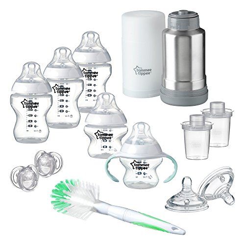 토미티피 [아마존베스트]Tommee Tippee Closer to Nature Newborn Baby Essentials Feeding Gift Set