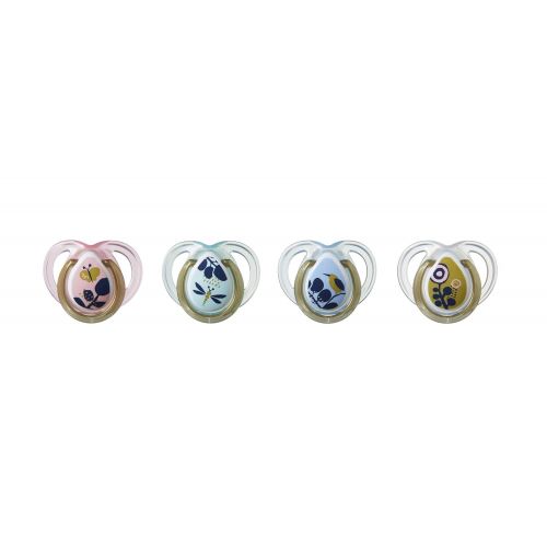 토미티피 Tommee Tippee Closer to Nature Moda Baby Pacifiers 0-6 months - 4 count