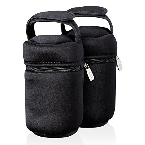 토미티피 Tommee Tippee Insulated Bottle Bag and Bottle Cooler - Keeps Cold or Warm Bottles - 2 Count