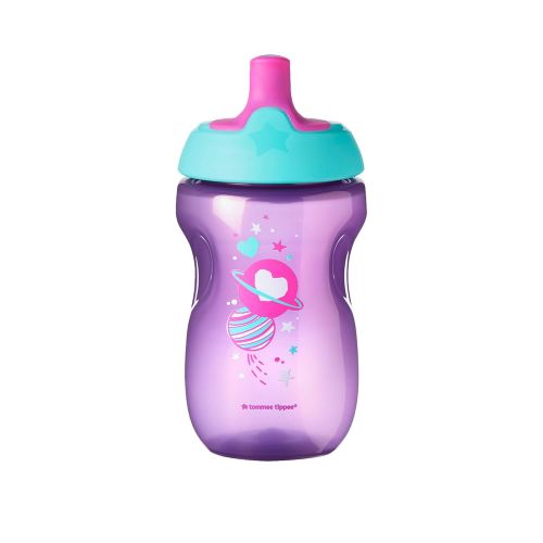 토미티피 Tommee Tippee Sportee Toddler Sippy Cup - 12+ months, 10 Ounce, Pack of 3, Girl, Pink