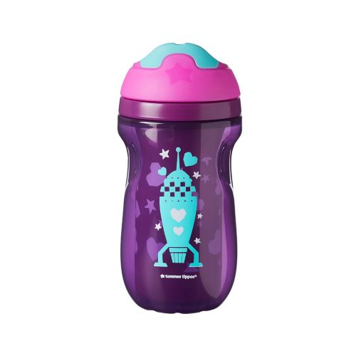 토미티피 Tommee Tippee Non-Spill Insulated Sippee Toddler Tumbler Cup, 12+ Months, 9 Ounce, 3 Count, Girl, Purple, Pink and Blue