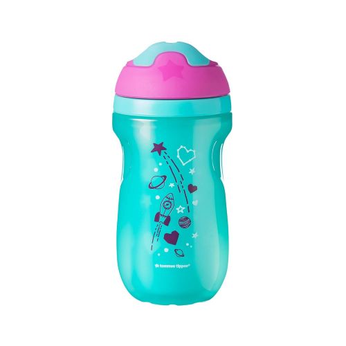 토미티피 Tommee Tippee Non-Spill Insulated Sippee Toddler Tumbler Cup, 12+ Months, 9 Ounce, 3 Count, Girl, Purple, Pink and Blue