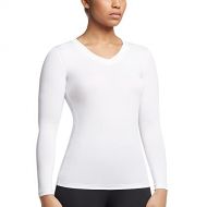 Tommie Copper Womens Recovery Perseverance Long Sleeve V-Neck Shirt