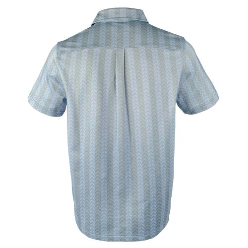  Tommy+Bahama Mens Chevron Cantina Short-Sleeve Polo Shirt