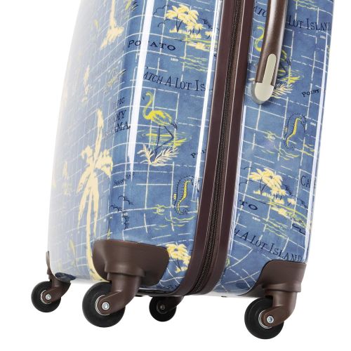  Tommy+Bahama Tommy Bahama Carry On Hardside Luggage Spinner Suitcase