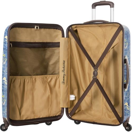  Tommy+Bahama Tommy Bahama Carry On Hardside Luggage Spinner Suitcase