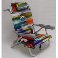 Tommy Bahama 2015 Backpack Cooler Chair with Storage Pouch and Towel Bar- multicolor