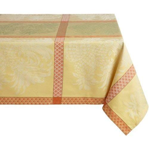  Tommy Bahama Pineapple Jacquard 60 by 102, Oblong/Rectangle, Yellow