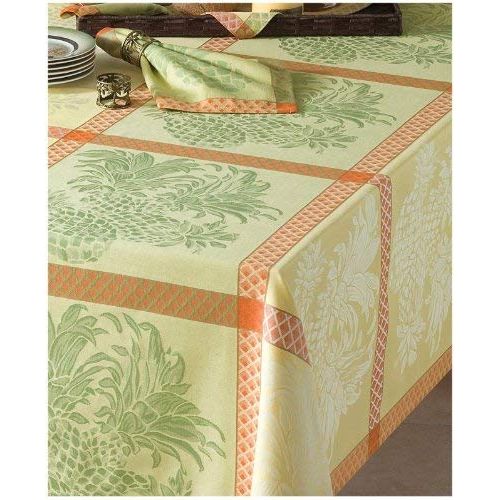  Tommy Bahama Pineapple Jacquard 60 by 102, Oblong/Rectangle, Yellow