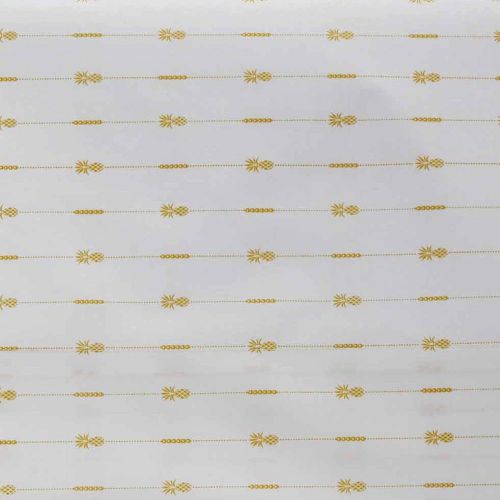  Tommy Bahama Pineapple Pinstripe Sheet Set, Queen, Yellow