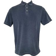 Tommy Bahama Shoreline Surf Polo Shirt Short Sleeve Golf Shirts (Medium, Midnight Blue)