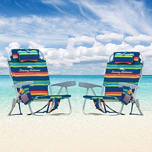  Tommy Bahama 2 Backpack Beach Chairs Stripes 2020