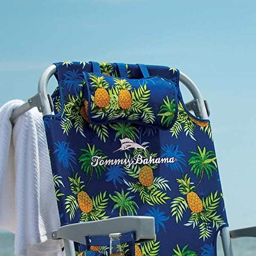  Tommy Bahama 2020 Backpack Cooler Chair with Storage Pouch and Towel Bar