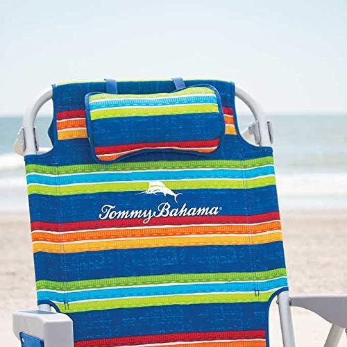 Tommy Bahama 2015 Backpack Cooler Chair with Storage Pouch and Towel Bar multicolor
