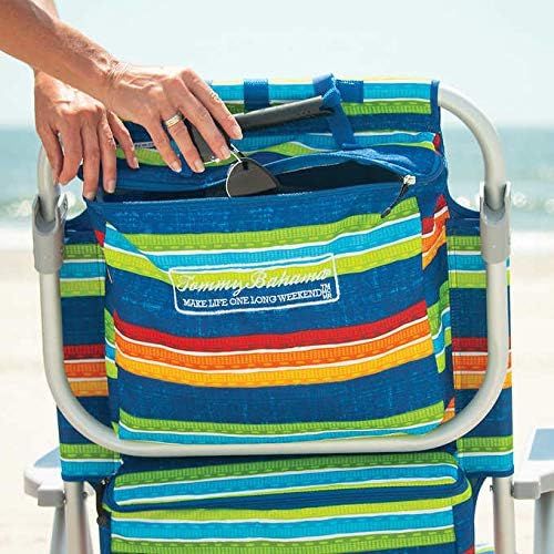  Tommy Bahama 2015 Backpack Cooler Chair with Storage Pouch and Towel Bar multicolor