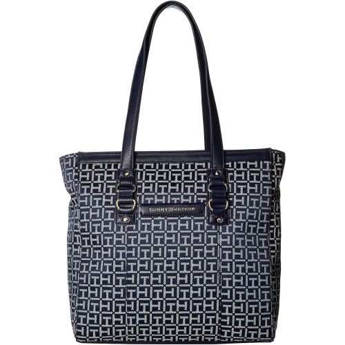 타미힐피거 Tommy Hilfiger Womens Holborn Monogram Tote